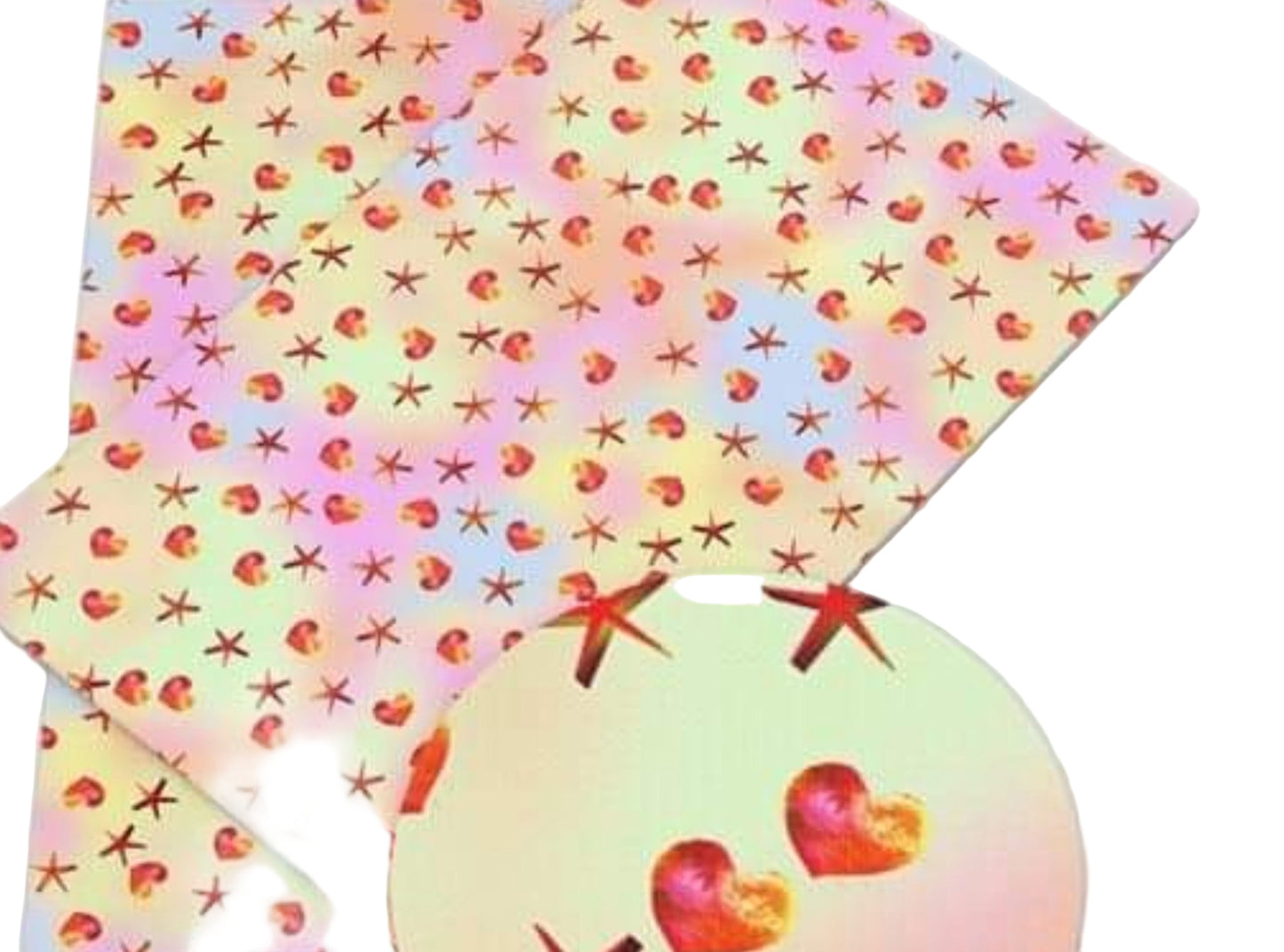 Leatherette seashells