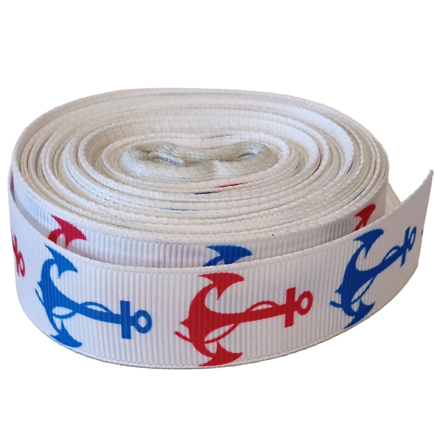 Anchor ribbon 25mm grosgrain