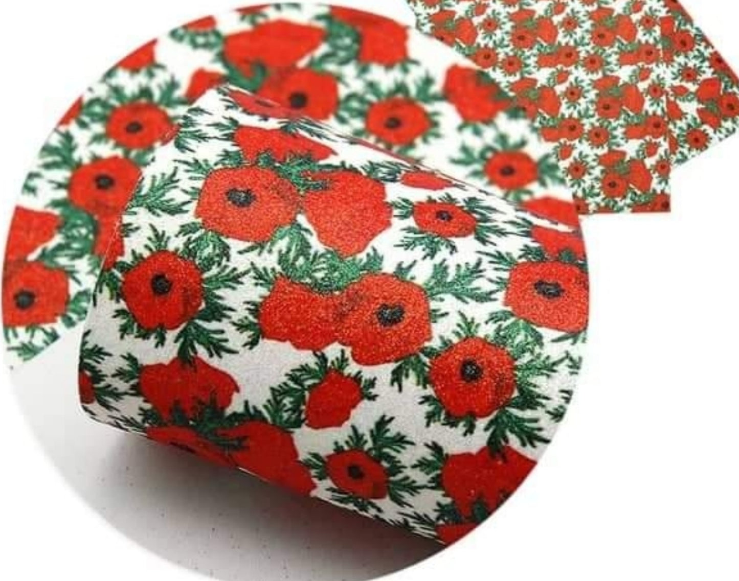 Fine glitter poppy's