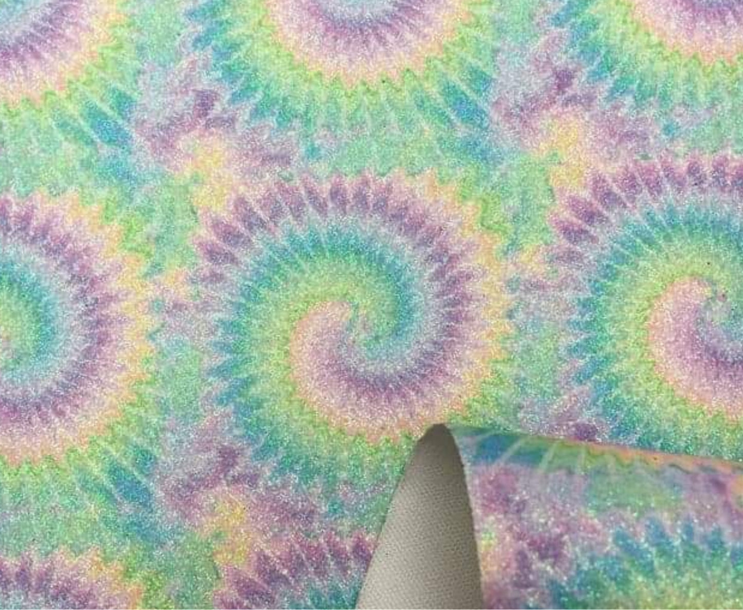 Fine glitter swirly