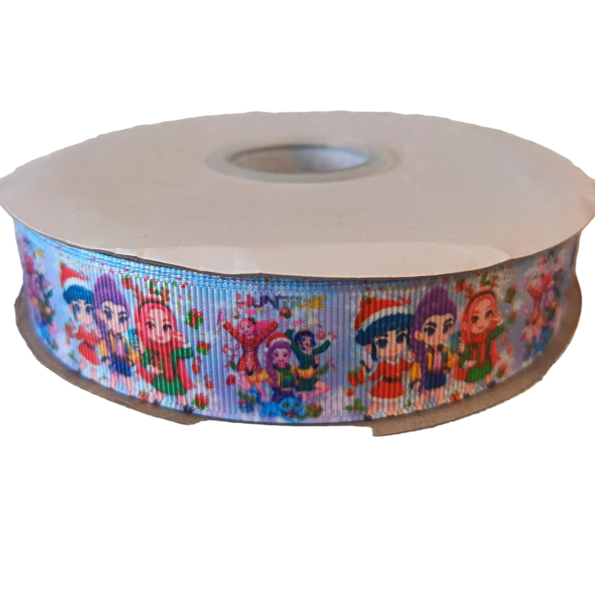 Kpop Christmas 25mm grosgrain