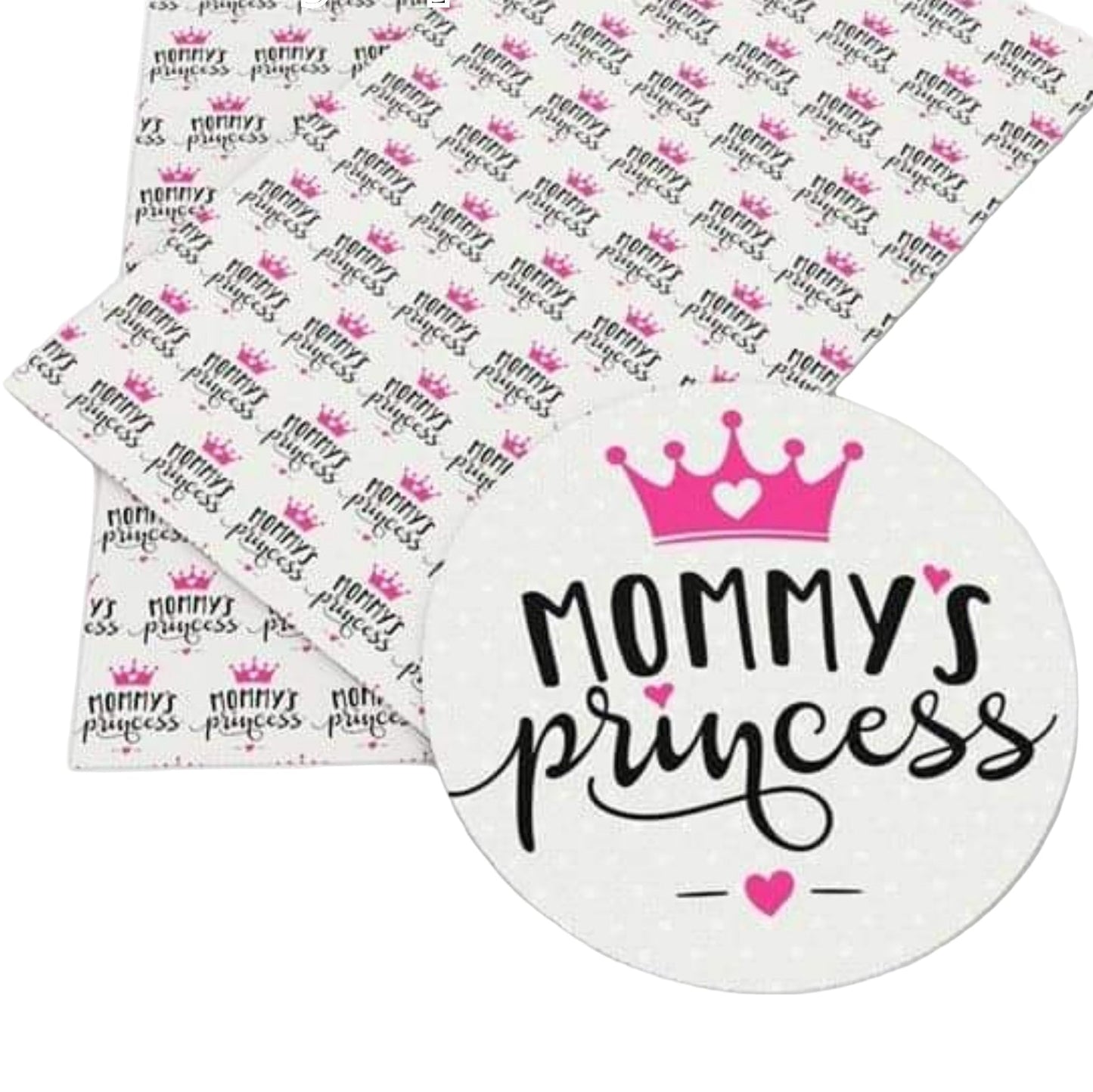 Leatherette mommy's princess