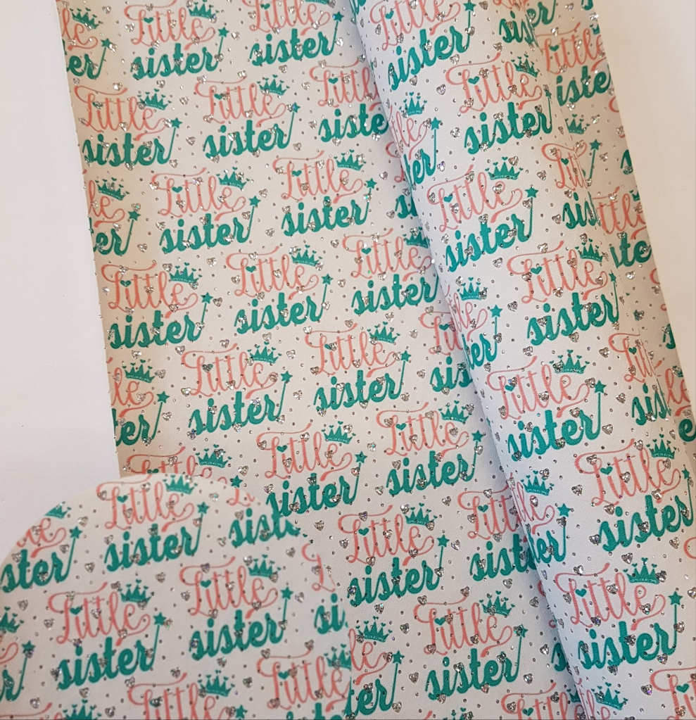 Little sister leatherette green