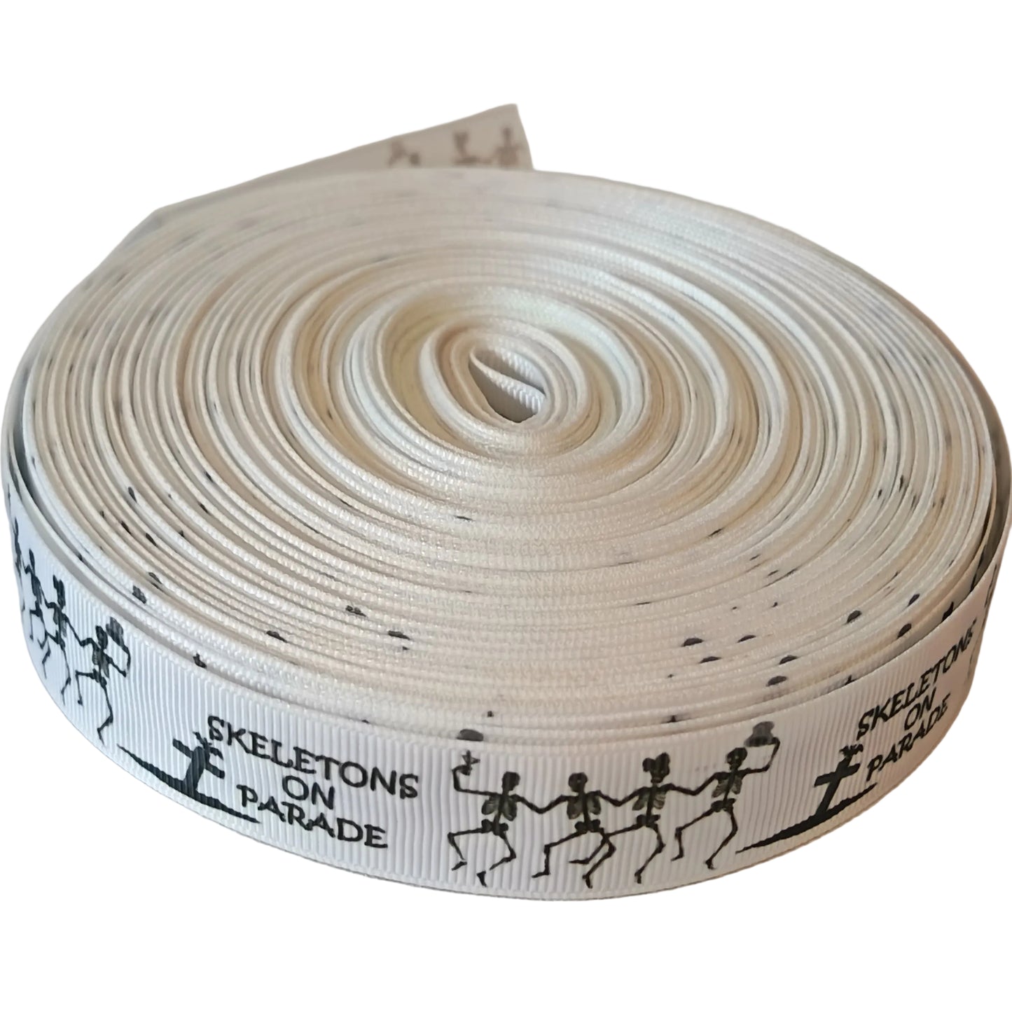 Skeltons on parade 25mm ribbon