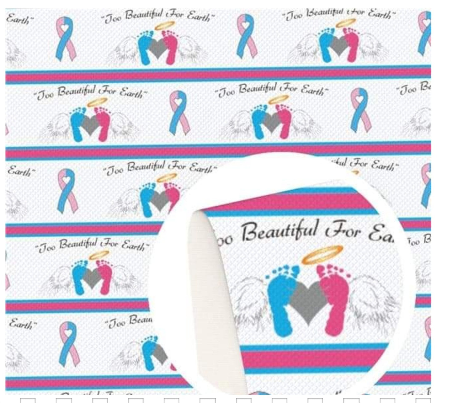 Too Beautiful For Earth Leatherette