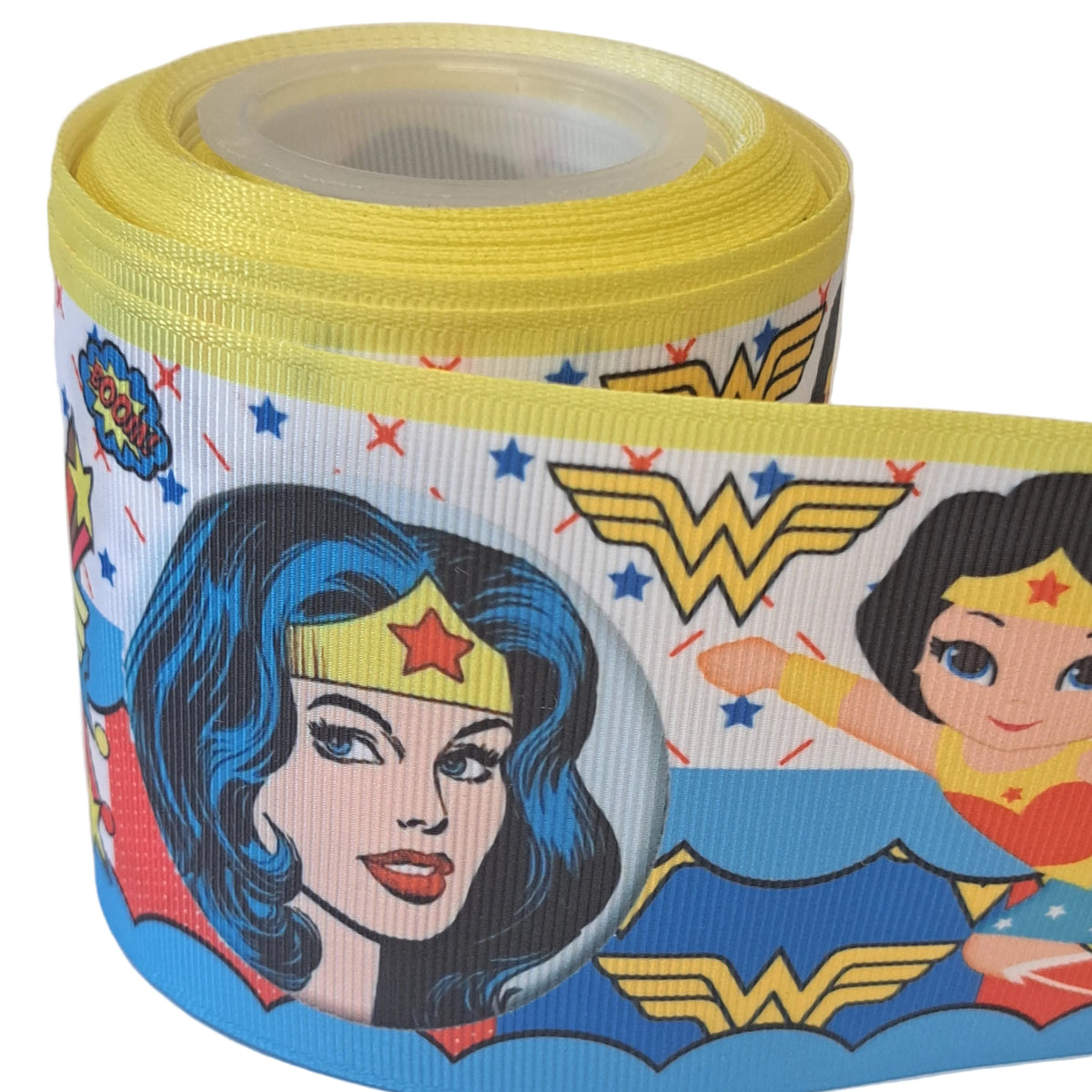 Wonder woman 3 inch grosgrain ribbon