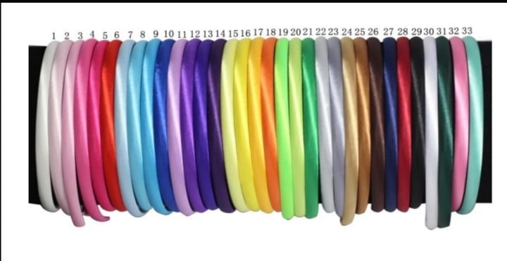 Satin Headbands 10mm