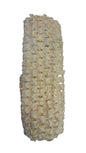 Crochet head band cream