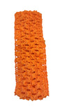 Crochet head bands neon orange 