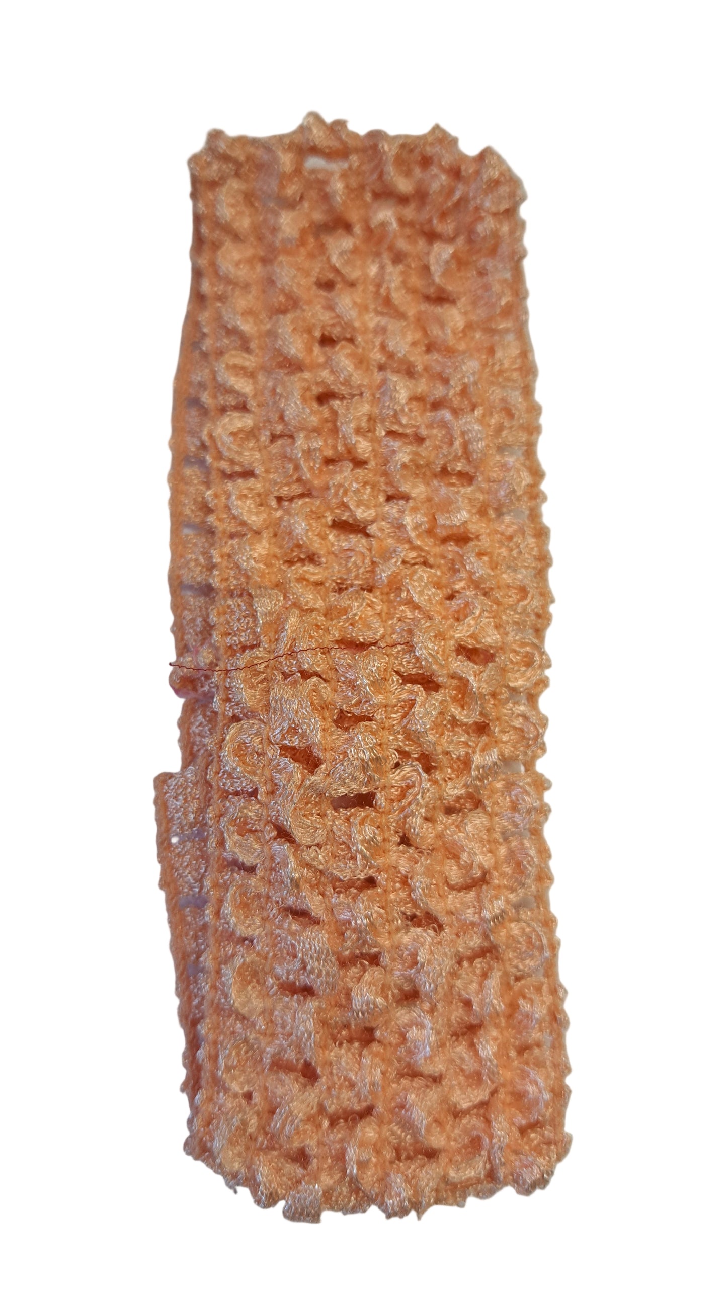 Crochet head bands peach