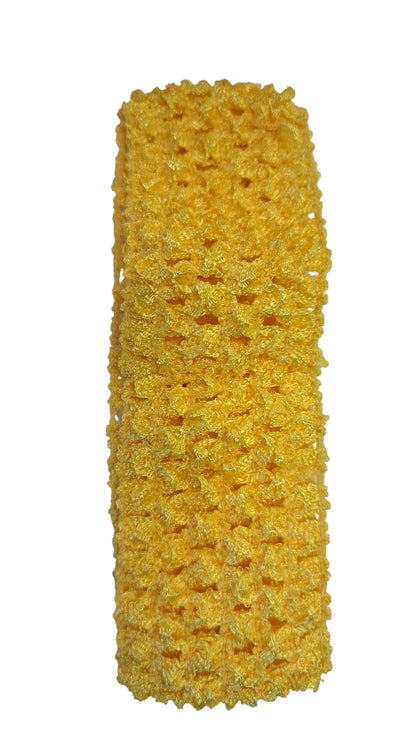 Crochet head bands daffodil