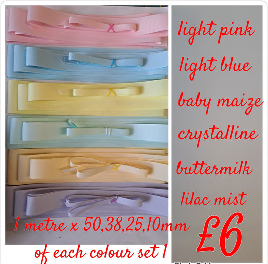 Ribbon set 1 grosgrain 