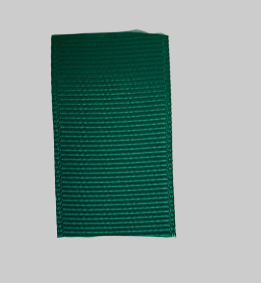 Grosgrain ribbon parrot green 