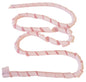 Pink ribbon on a white background