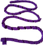Purple ribbon on a white background