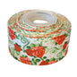 Red roses grosgrain ribbon 38mm