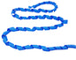 Blue ribbon on a white background