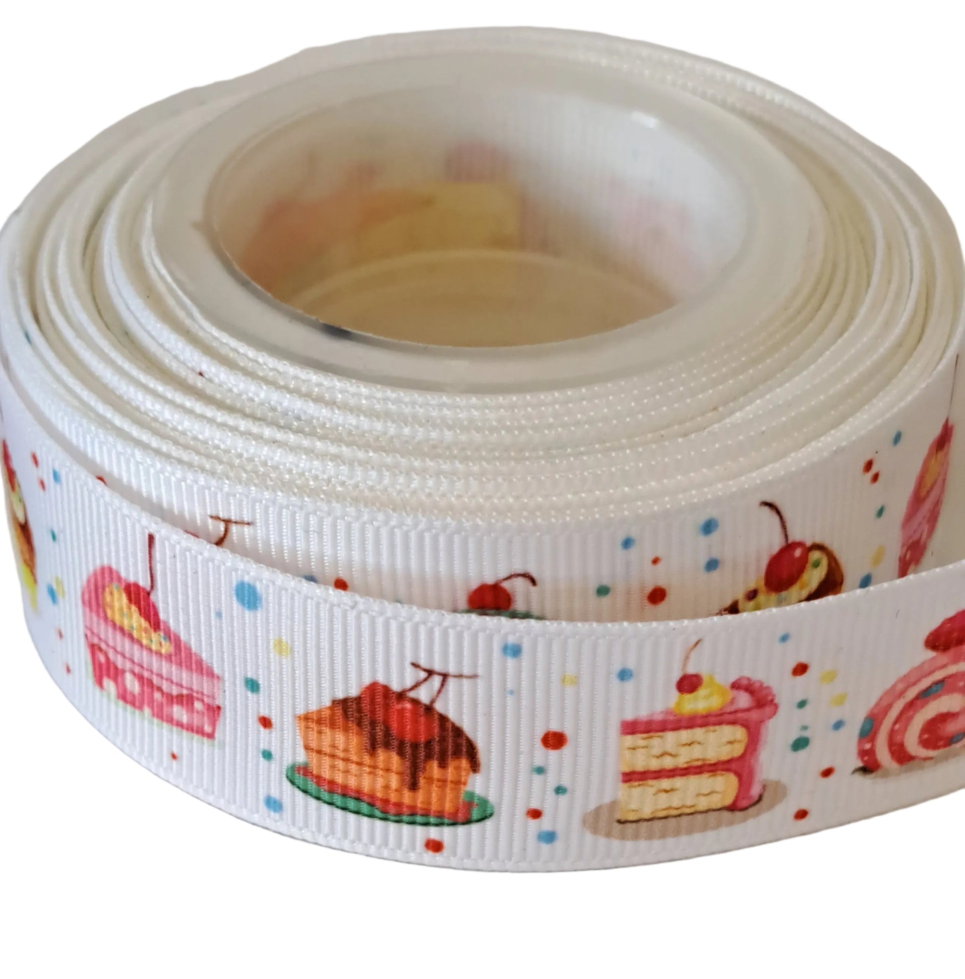 Slices of cakes 25mm grosgrain ribbon 
