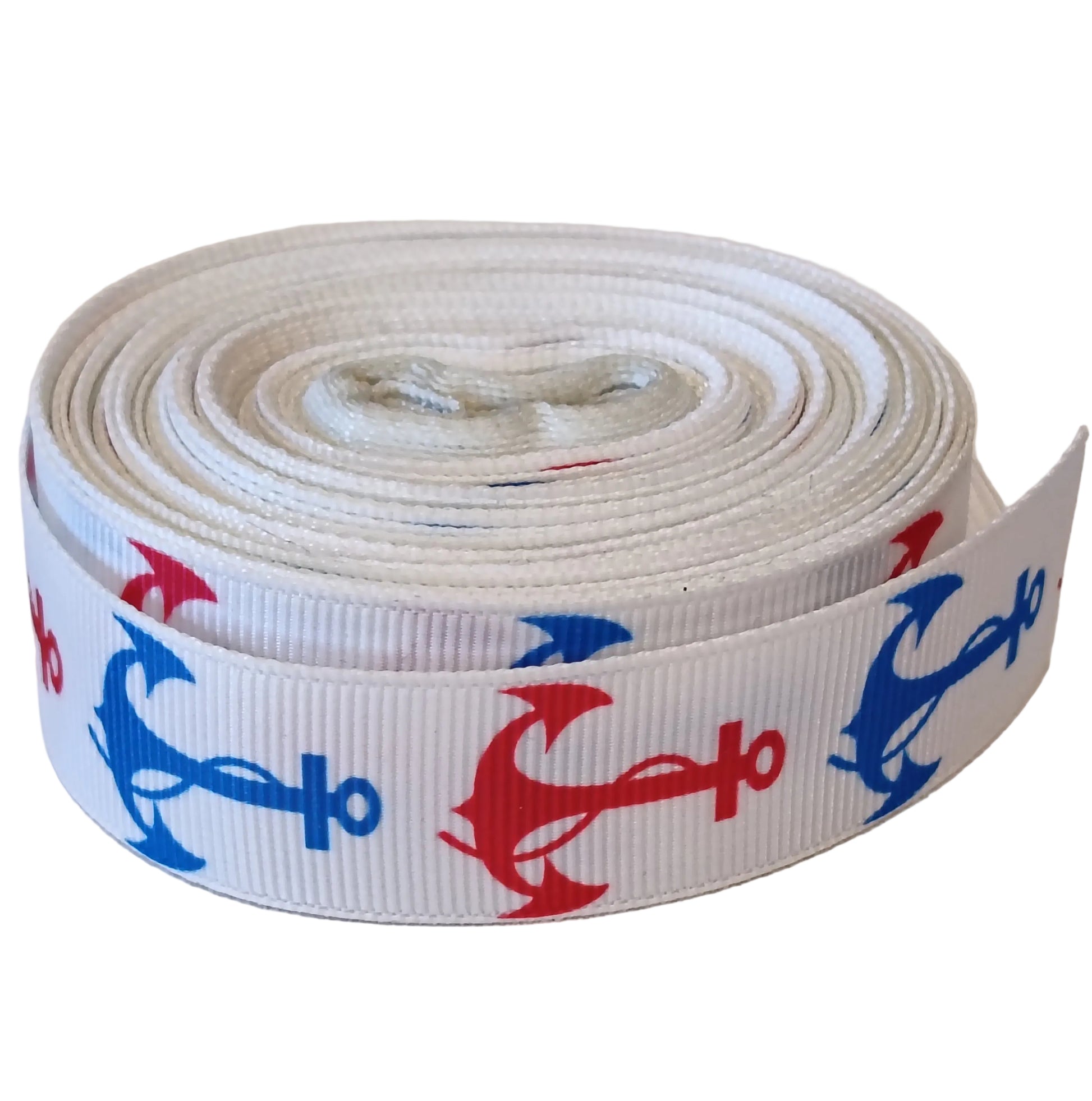 Anchor ribbon 25mm grosgrain