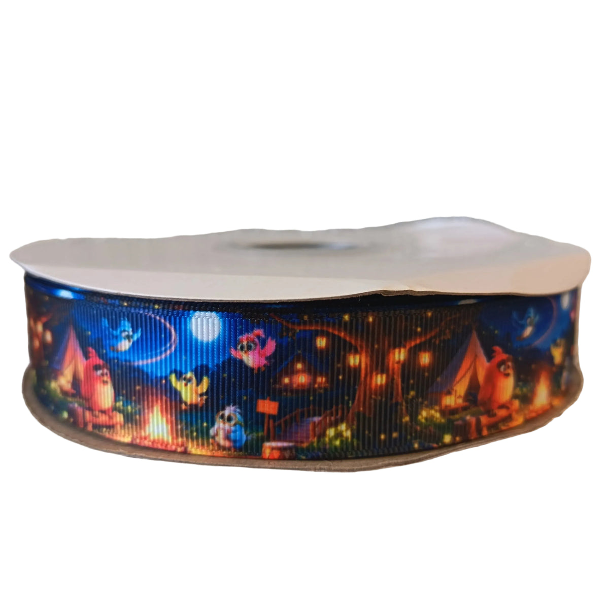 Angry birds 25mm ribbon dark blue