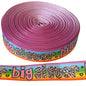 Big sister multi coloured 25mm ribbon