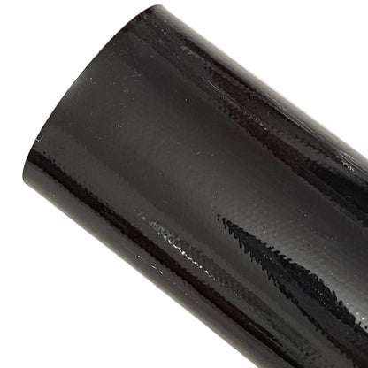 Black patent leather smooth glossy finish