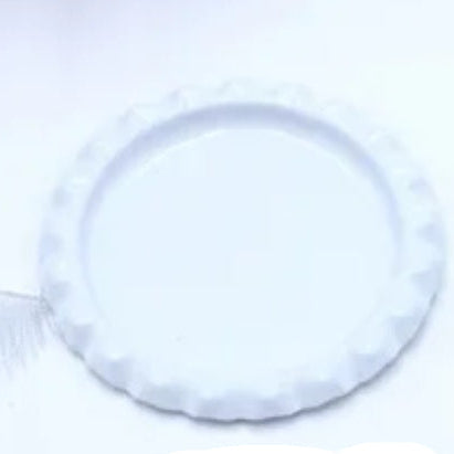 white bottle cap on a white background