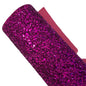 chunky glitter fushia coloured roll on a white background
