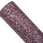 chunky glitter lavender coloured roll on a white background