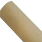 chunky glitter mustard coloured roll on a white background