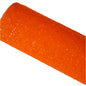 chunky glitter neon orange coloured roll on a white background