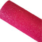 chunky glitter pink neon coloured roll on a white background