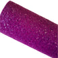 chunky glitter purple neon coloured roll on a white background