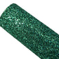 chunky glitter parrot green coloured roll on a white background