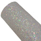 chunky glitter white roll on a white background