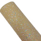 chunky glitter yellow roll on a white background