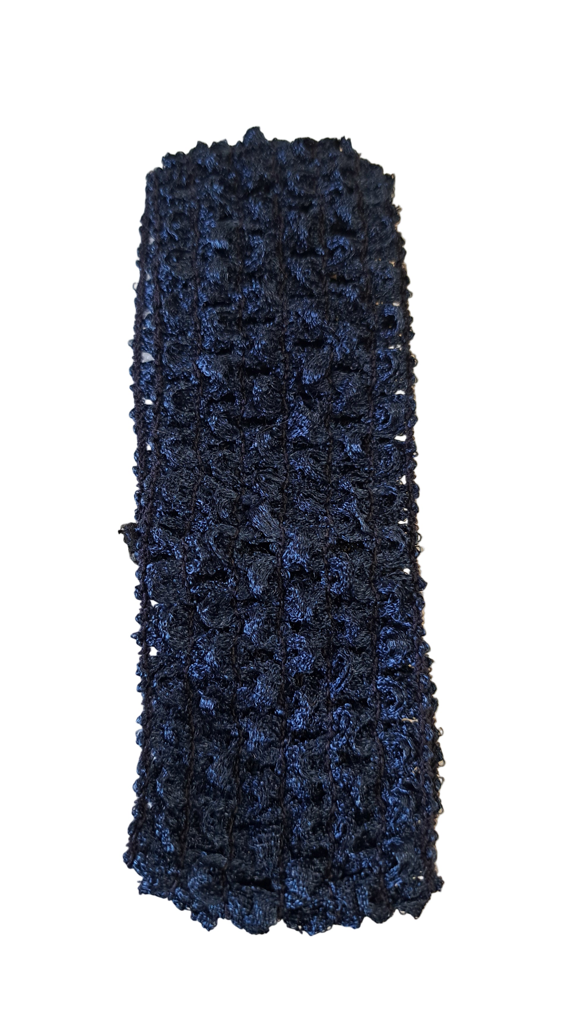 Crochet elastic head wear navy