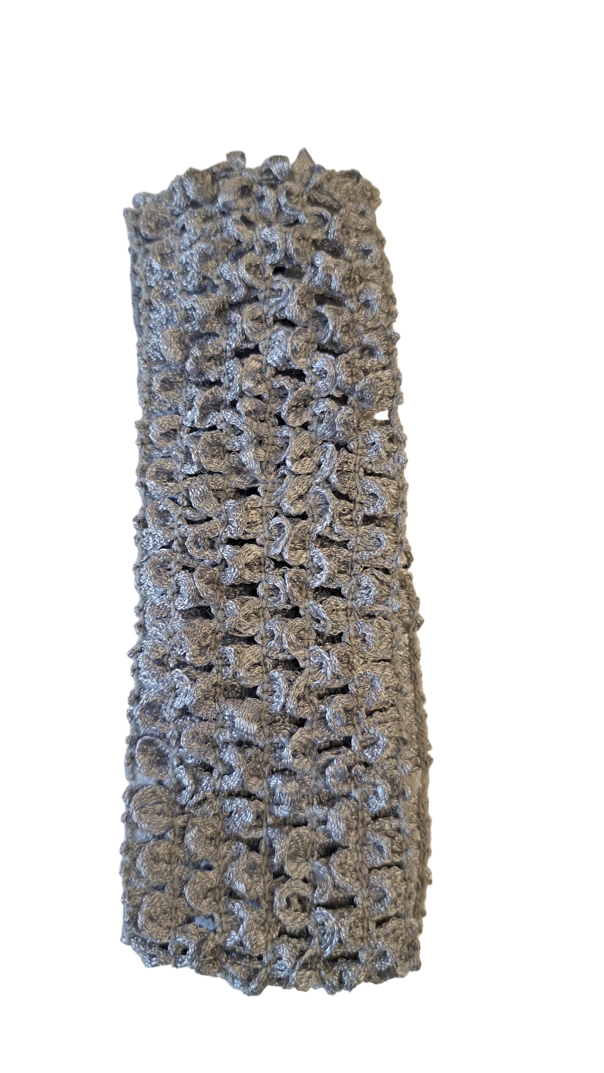 Crochet head bands silver