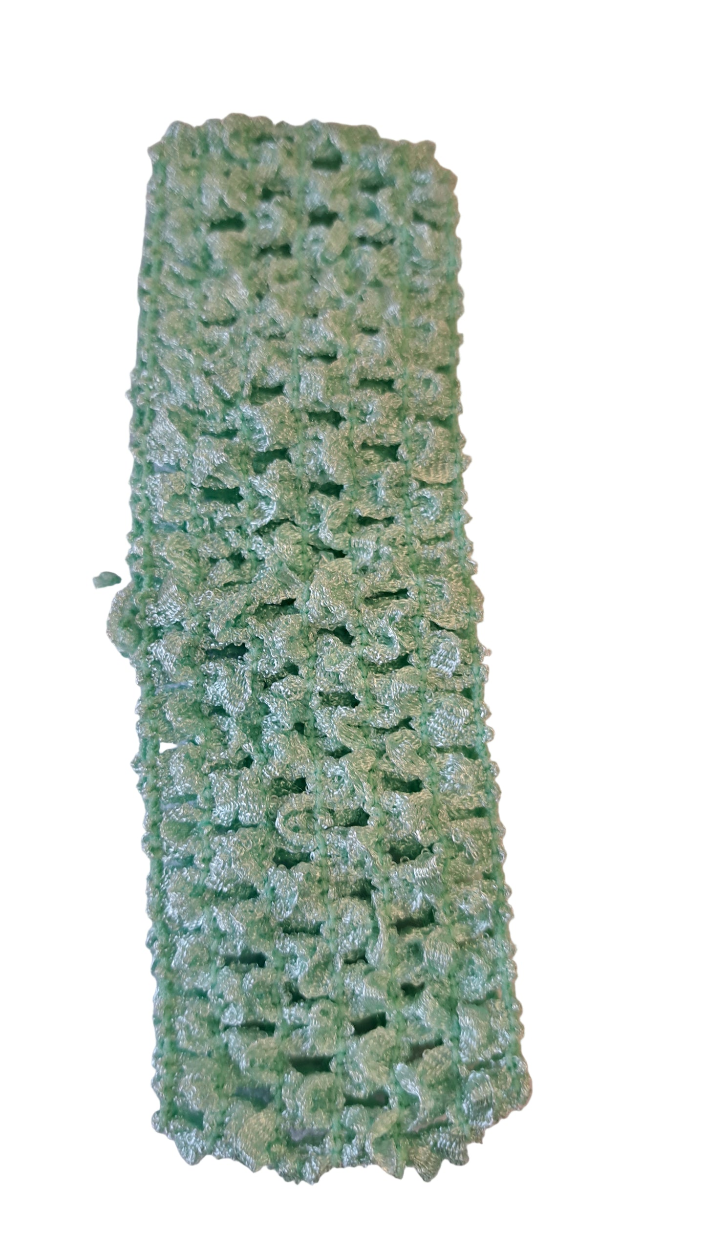 Crochet head wear elastic pastel green