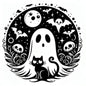 DTF Ghost town iron on