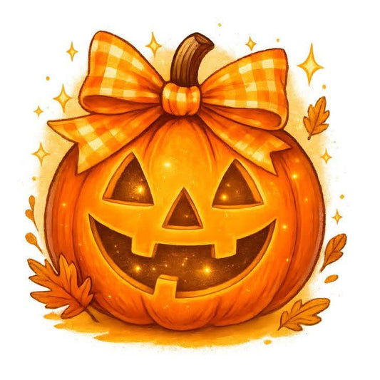 Pumpkin DTF iron on 