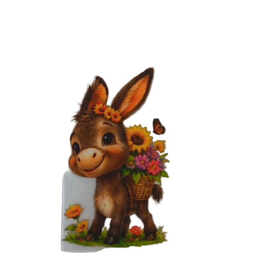 DTF iron on ptint donkey 