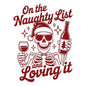 DTF iron on transfers on the naughty lost