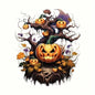 DTF pumpkins trees iron on transfers