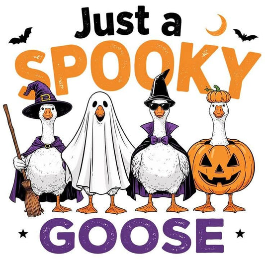 DTF jist a spooky goose 