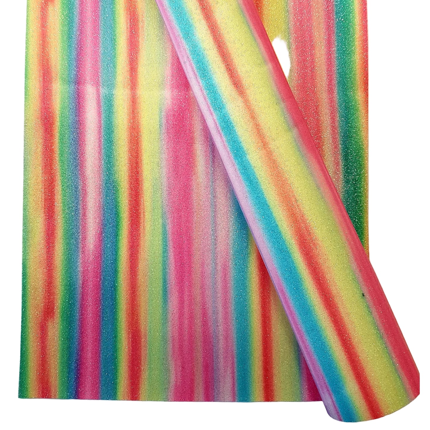 Fine glitter bright striped 