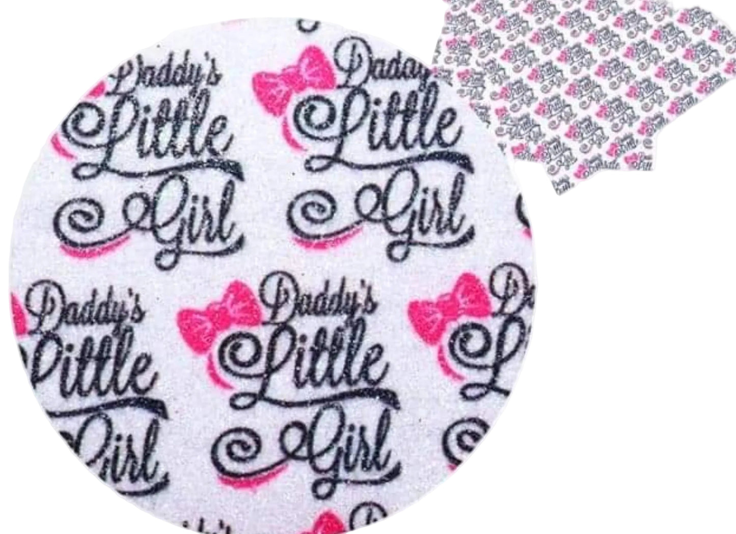 Fine glitter daddy's little girl