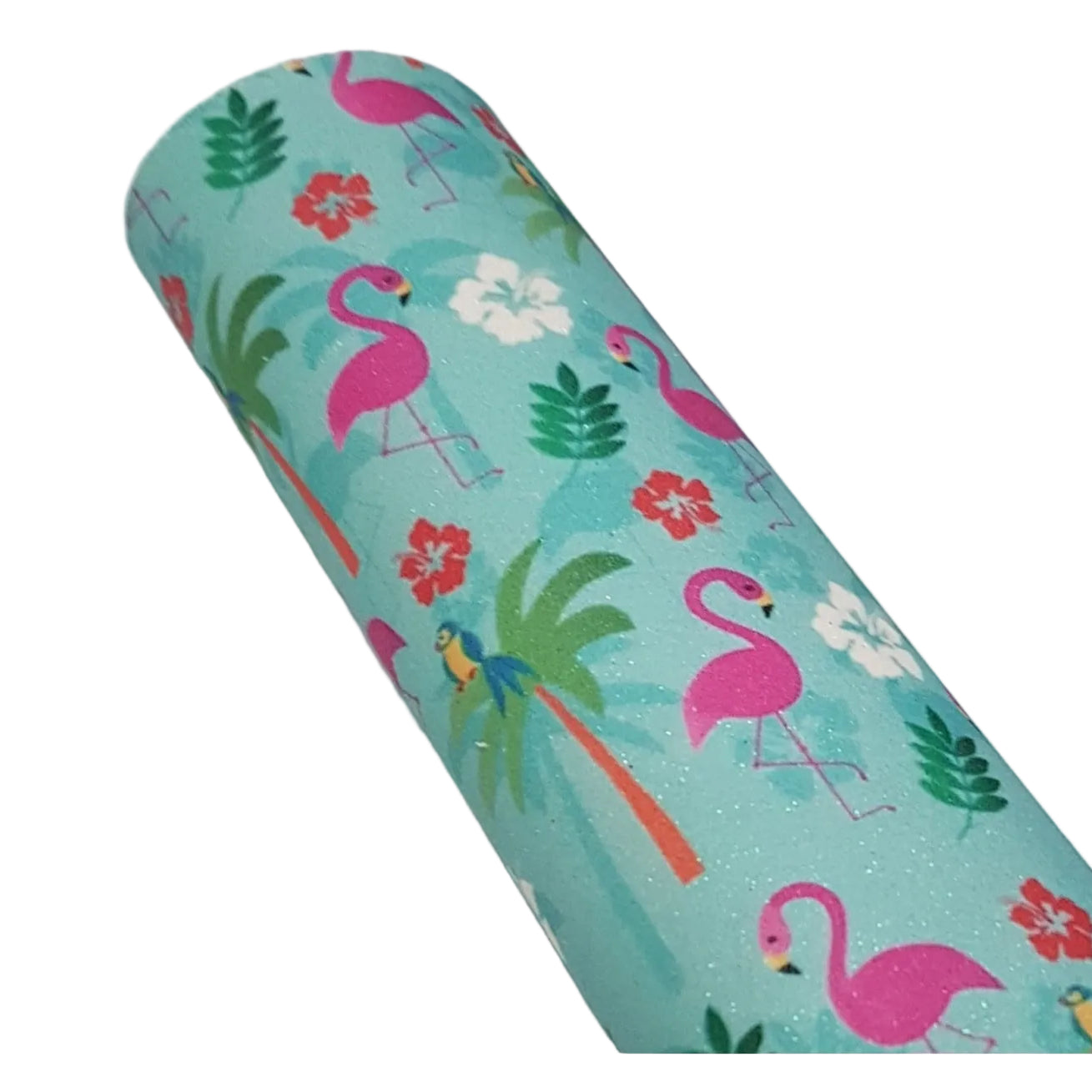 Fine glitter flamingos 