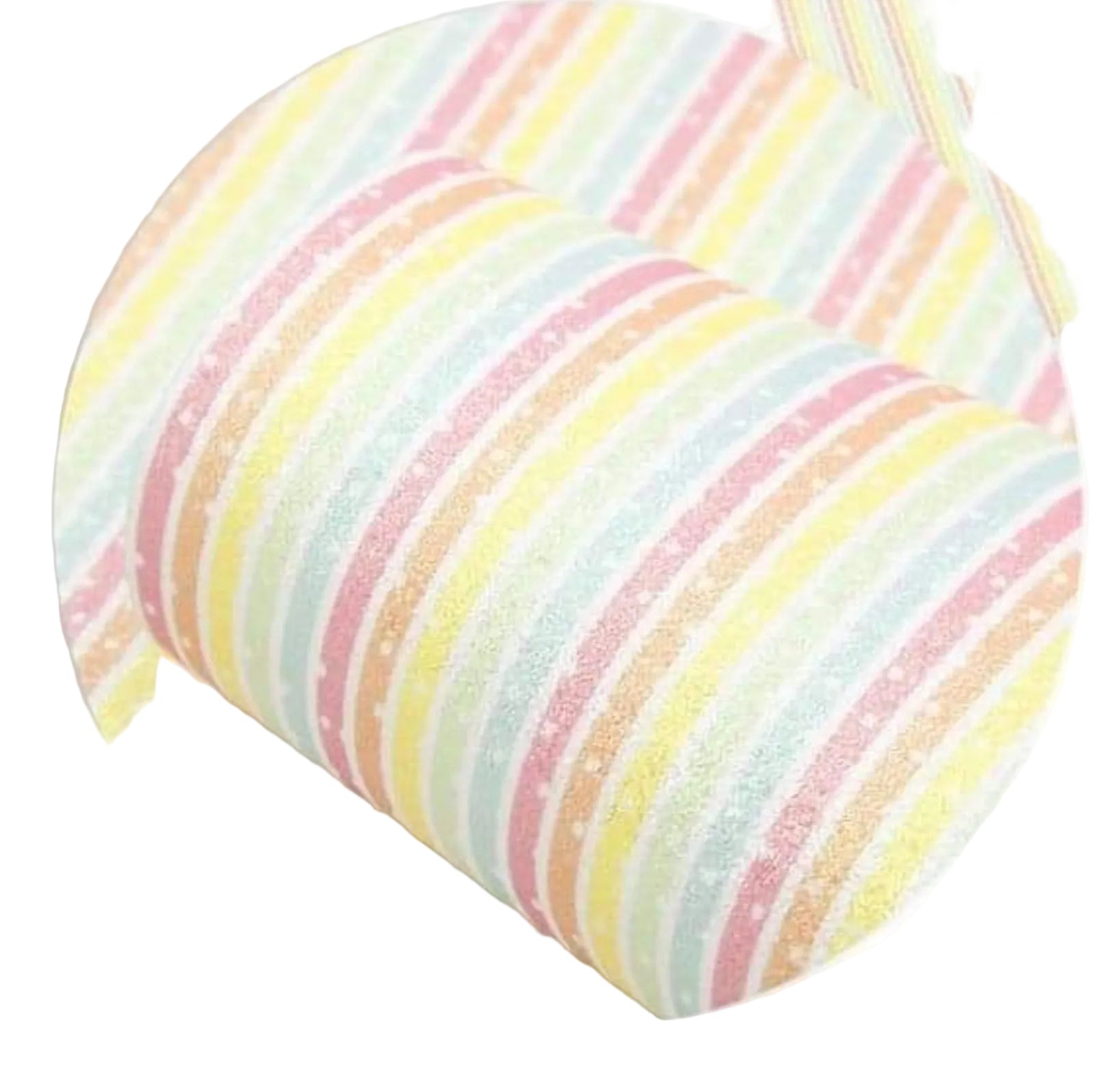 Fine glitter pastel stripes