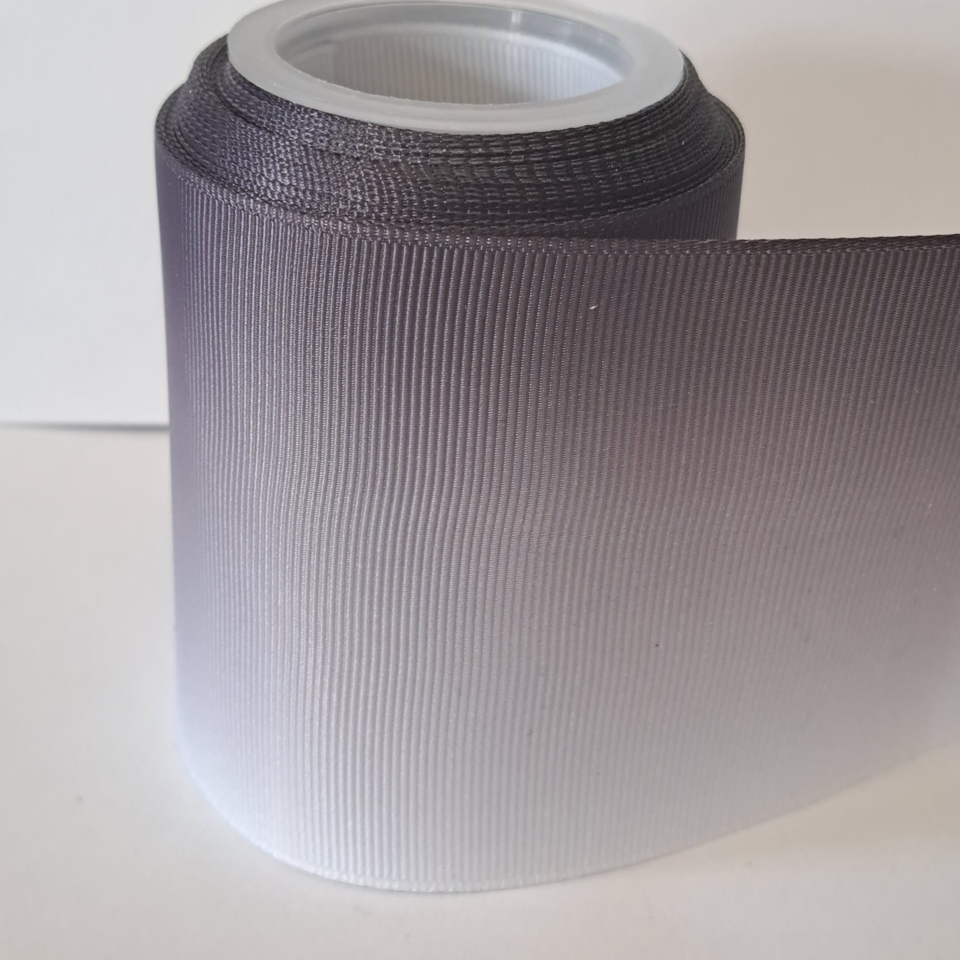 Grey ombre 3 inch ribbon grosgrain 